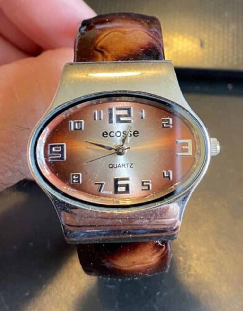Women's Ecosse P952 Watch, Bangle Bracelet, Silver Tone, Band Covered